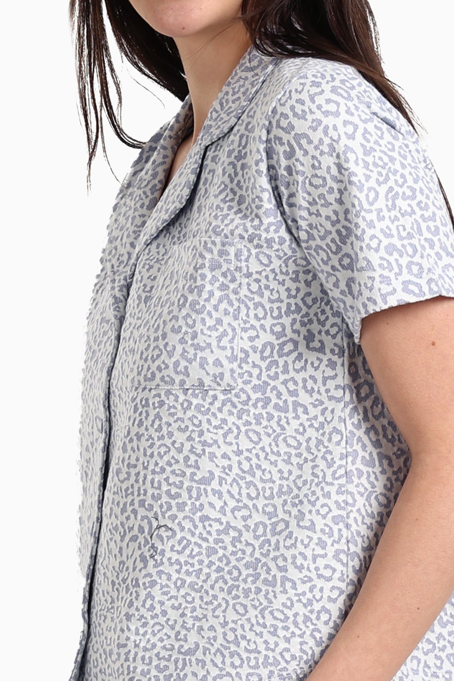 Chic Print Short Sleeve Pyjama Set