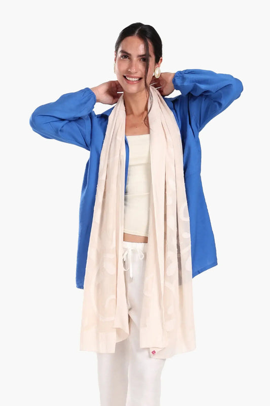 Elegant Self Pattern Scarf