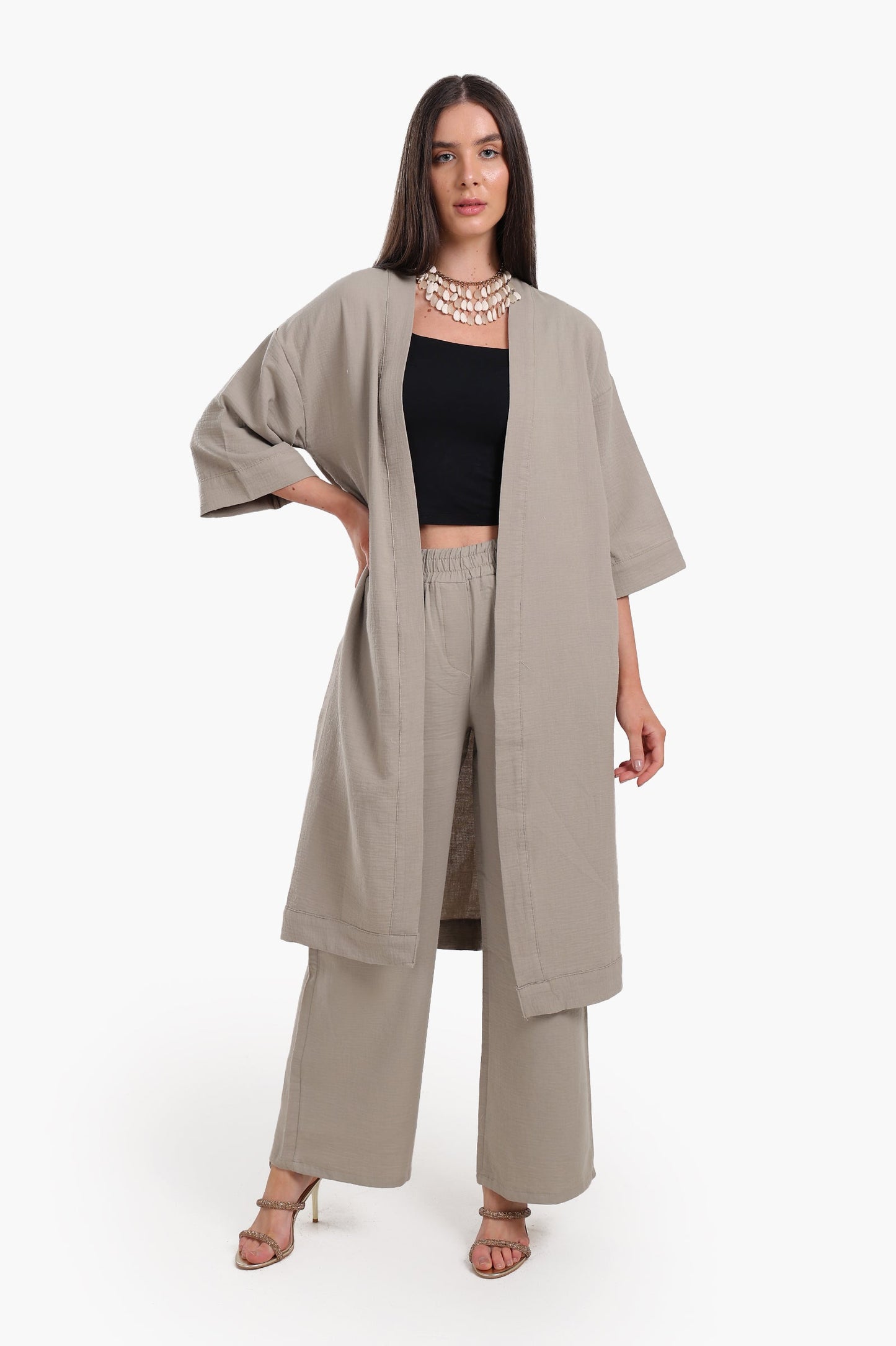 Chic Wide-Leg Tencel Pants