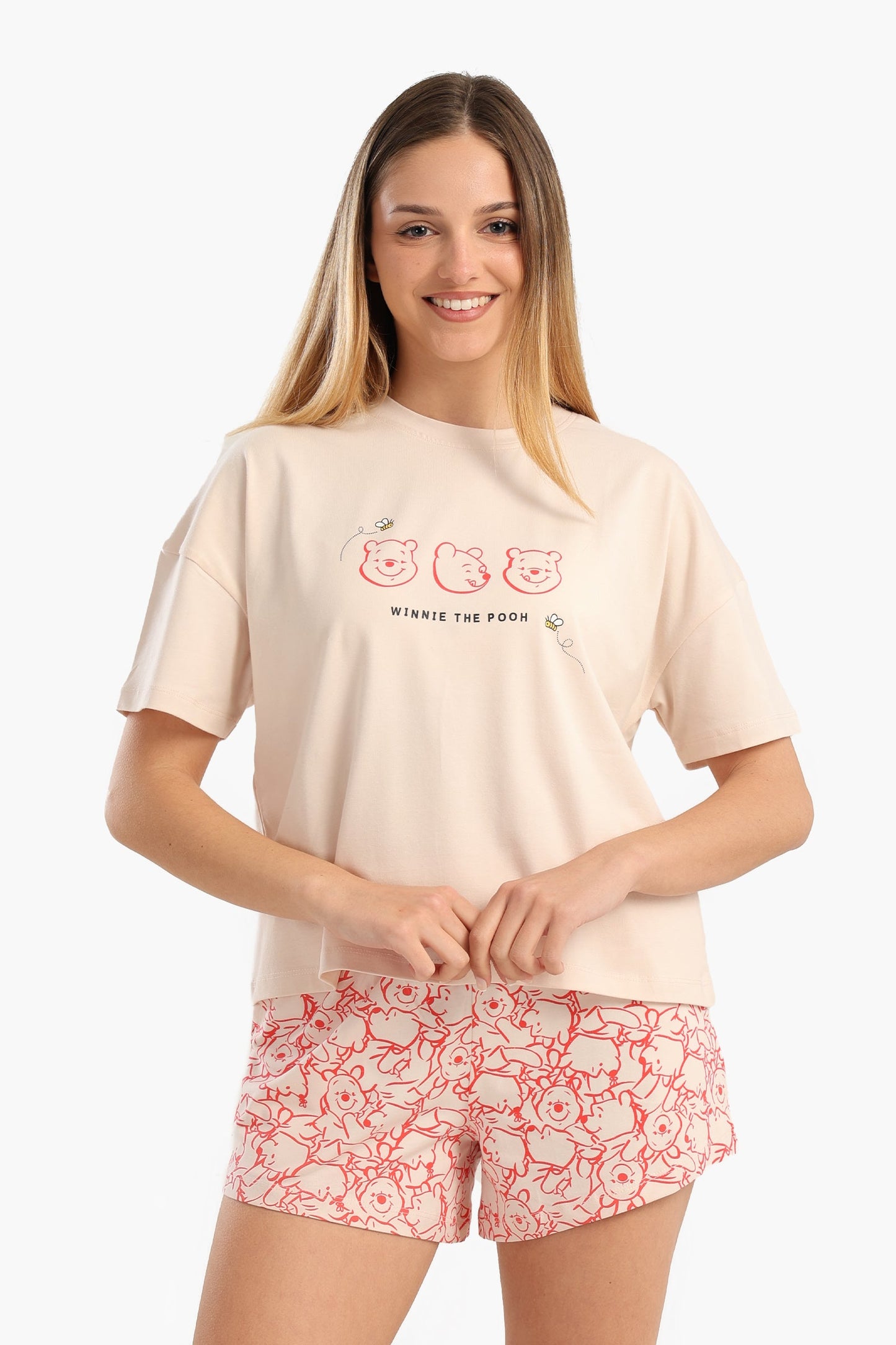 Pyjama Set with Pooh Print