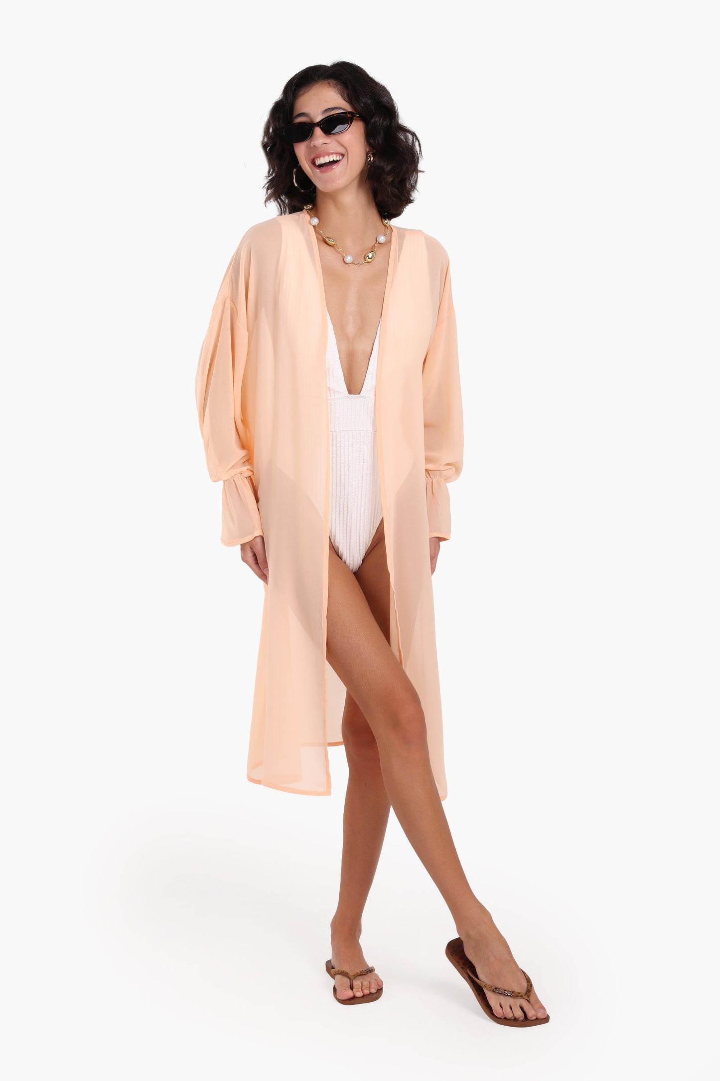 Chic Chiffon Kimono