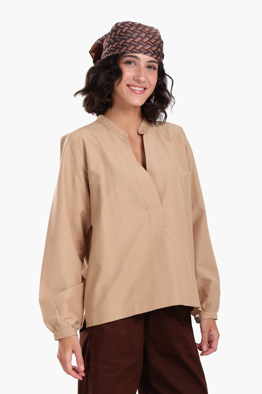 قميص بياقة ماندرين