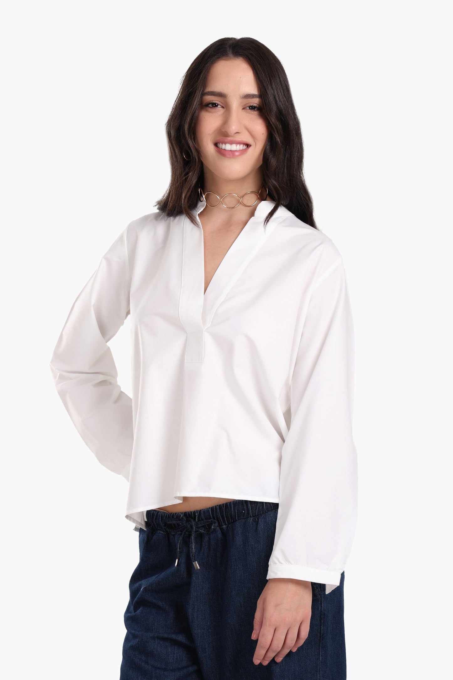 Mandarin Collar Shirt