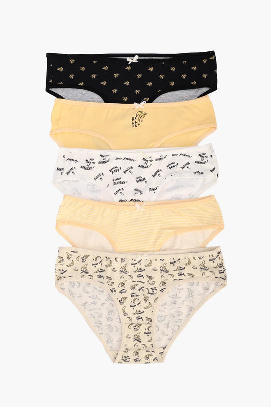 مجموعة من 5 سراويل بيكيني ملونة