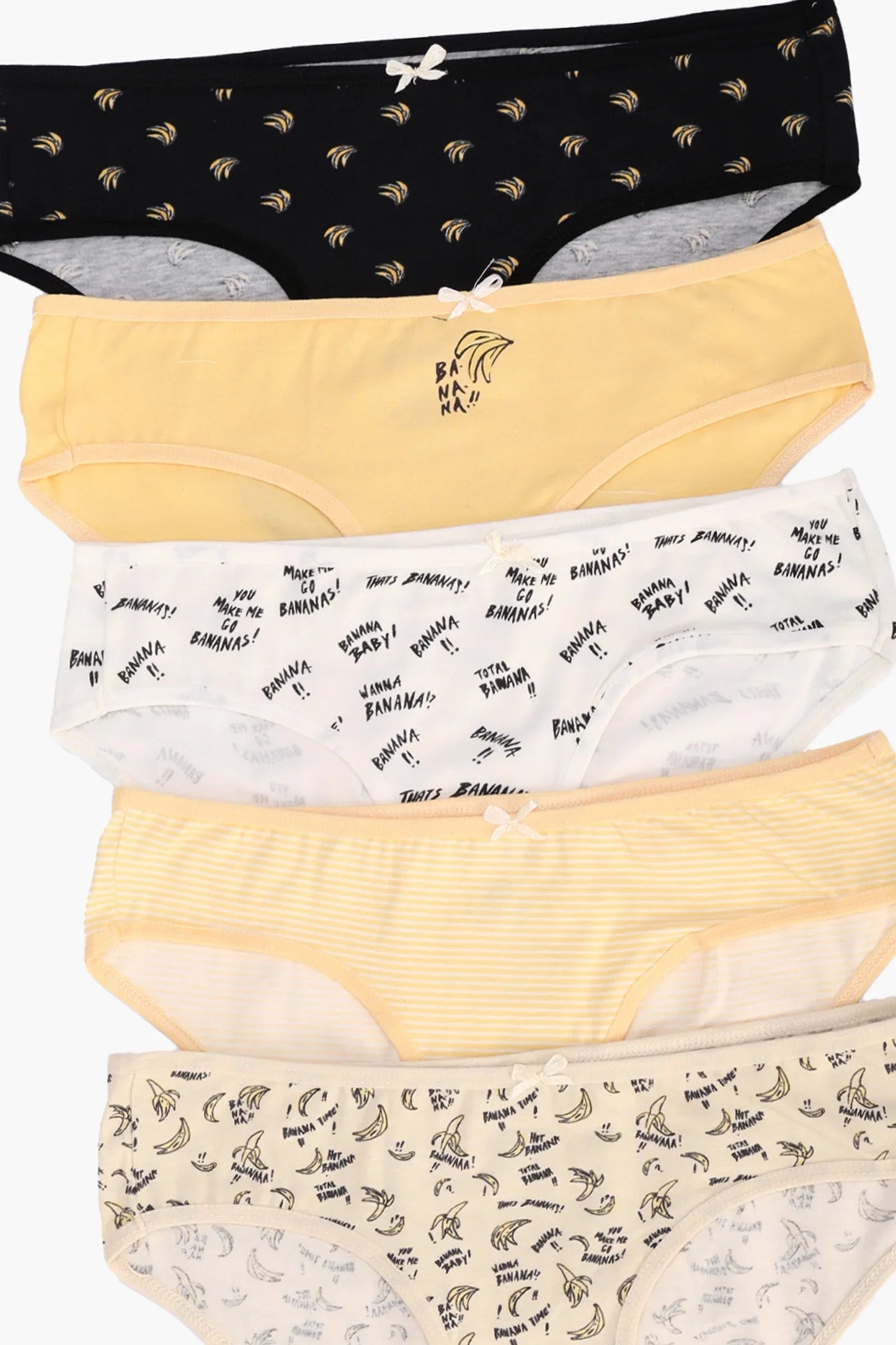 مجموعة من 5 سراويل بيكيني ملونة