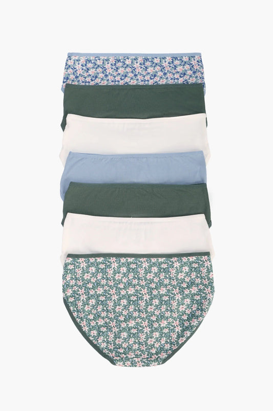 مجموعة من 7 سراويل داخلية للبنات