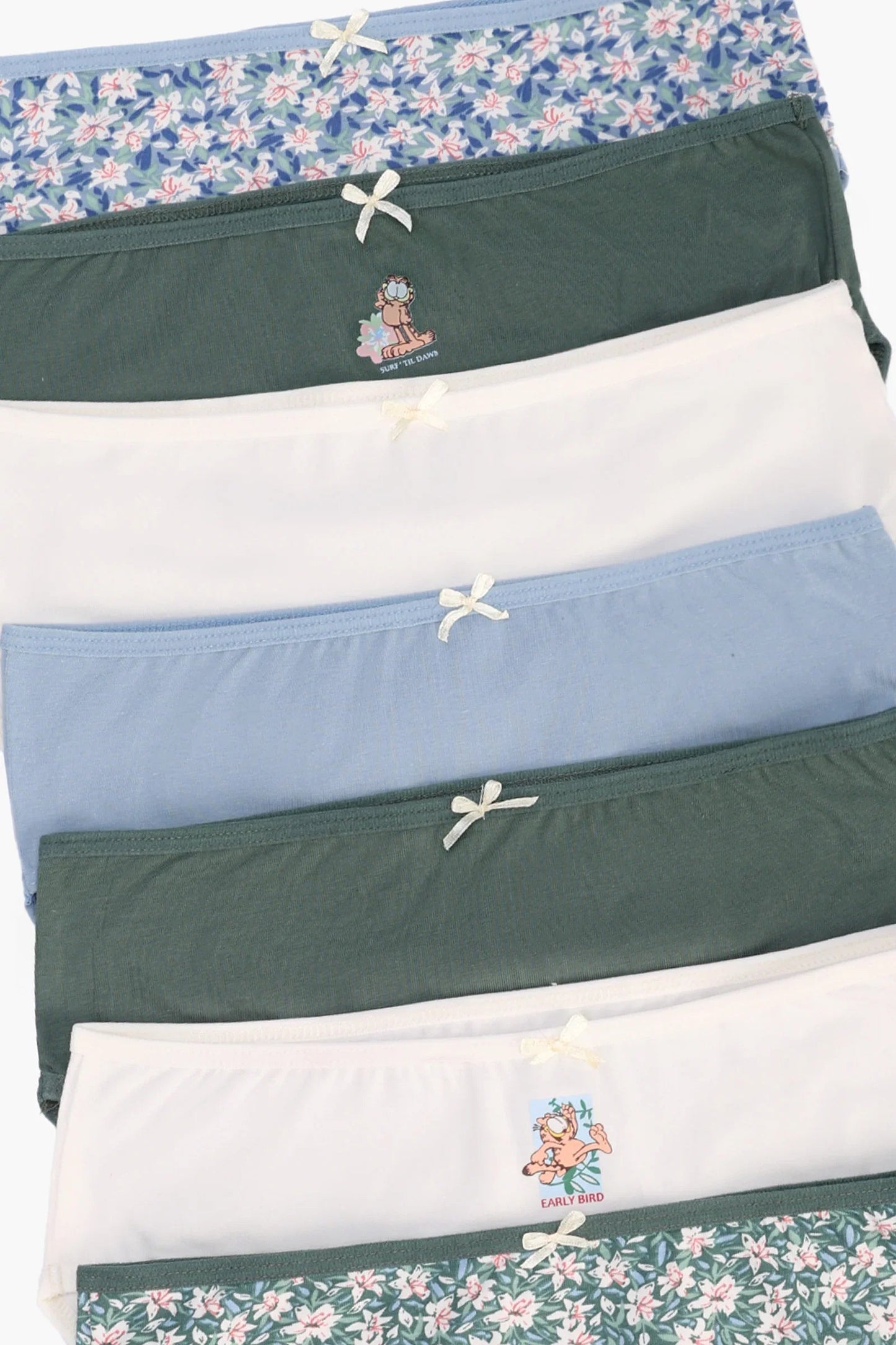 Pack of 7 Girly Brief Panties