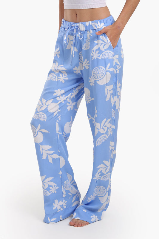 بنطلون بيجاما مطبوع من الفيسكوز