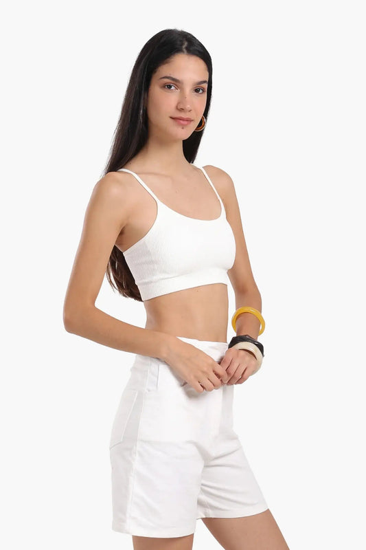 Plunge Round Neck Soft Bra