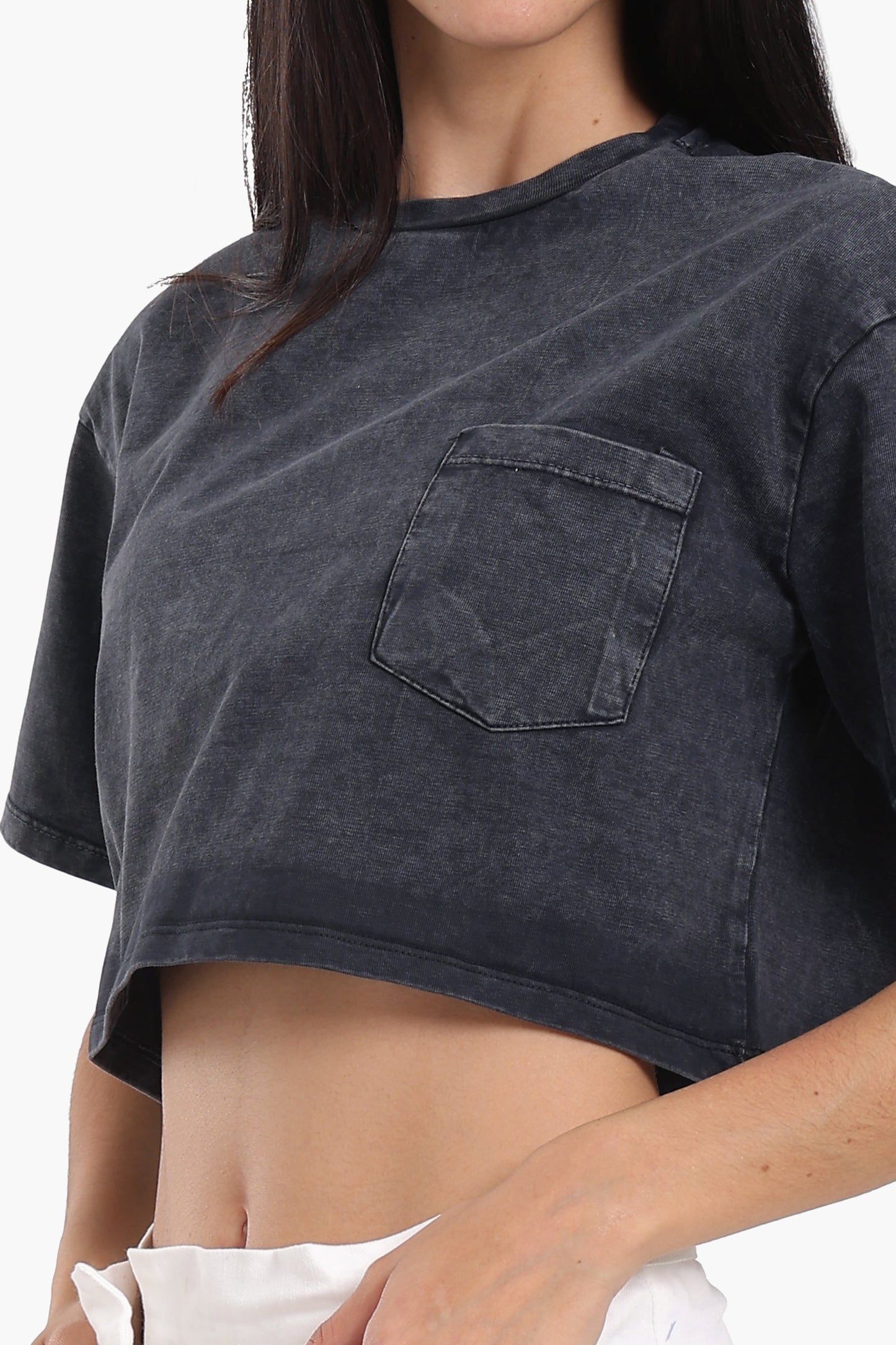 Relaxed Fit Cropped T-Shirt