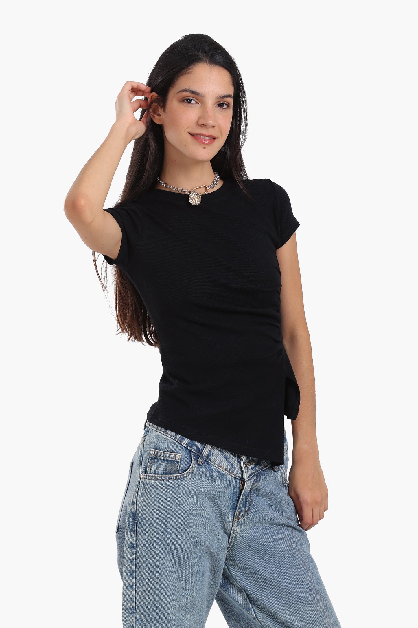 Unique Asymmetrical Hem Top