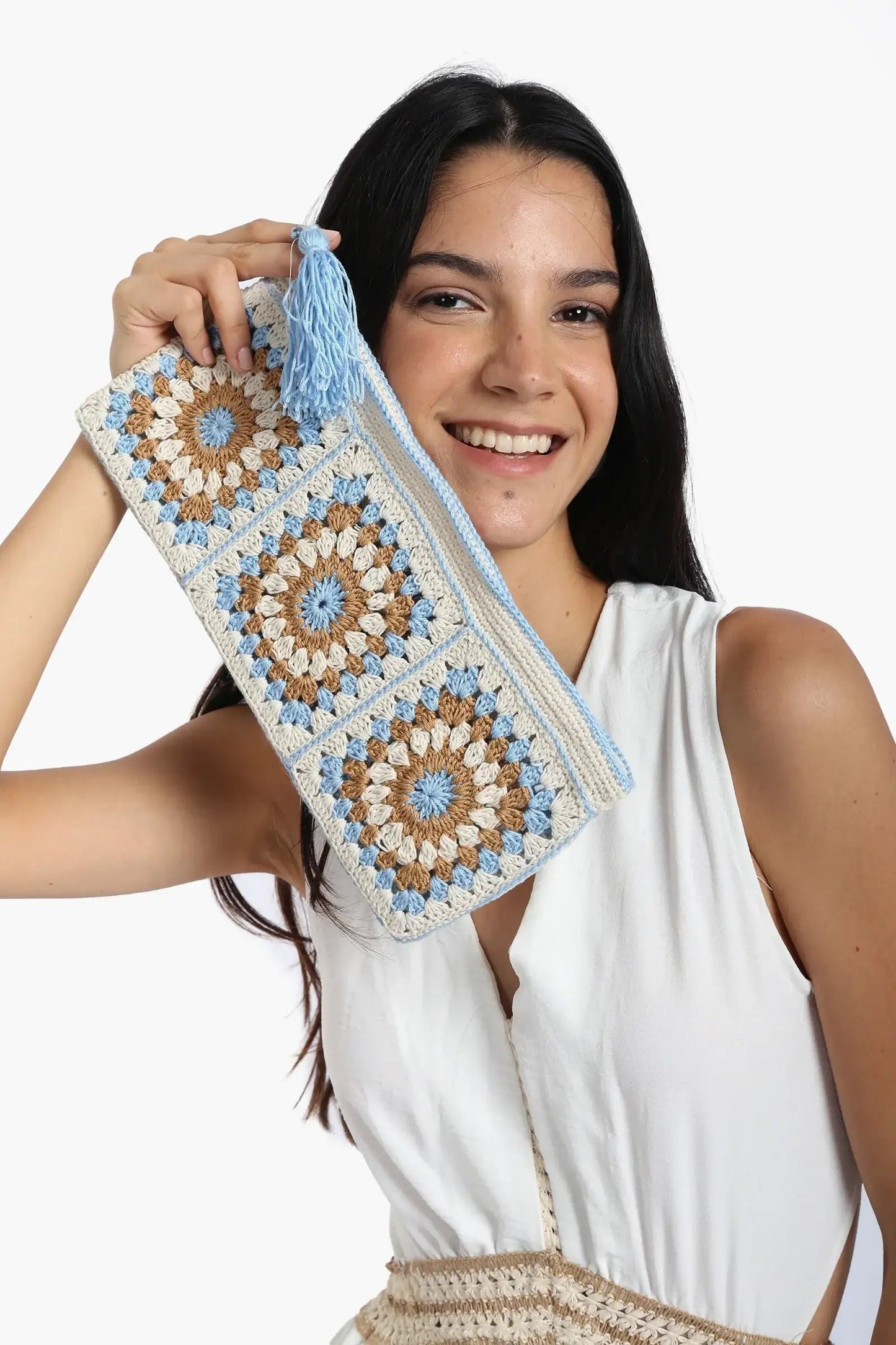 Granny Squares Beach Bag