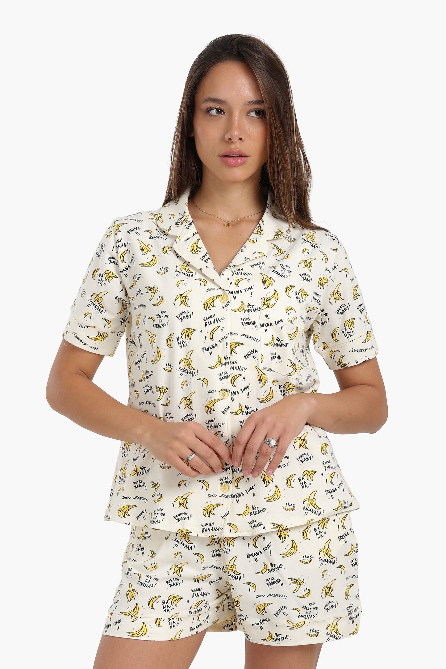 Bananas Print Pyjama Set