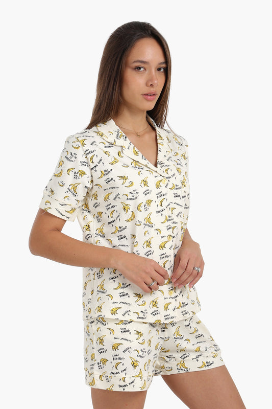 Bananas Print Pyjama Set