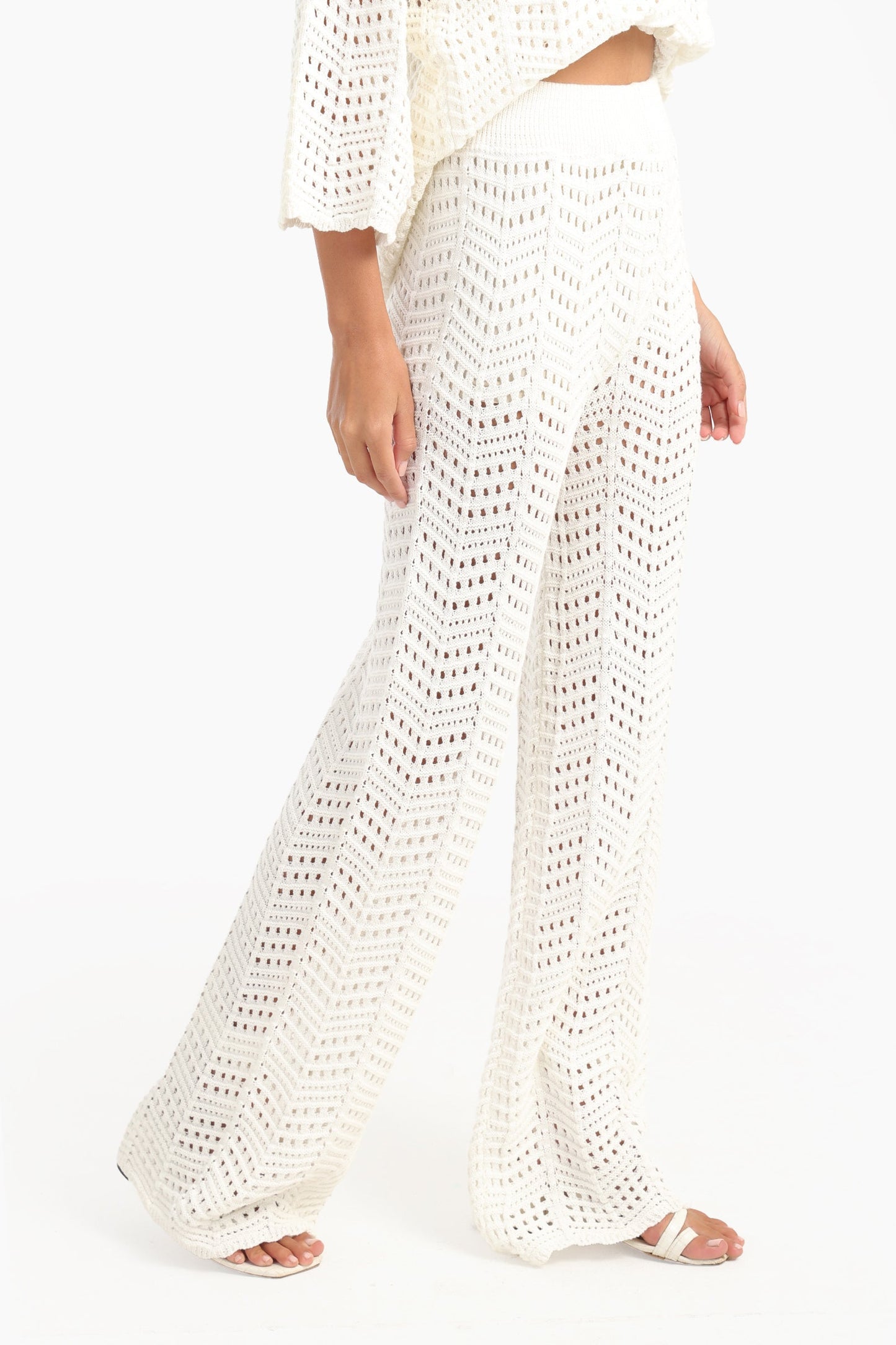 Fishnet Cotton Beach Pants