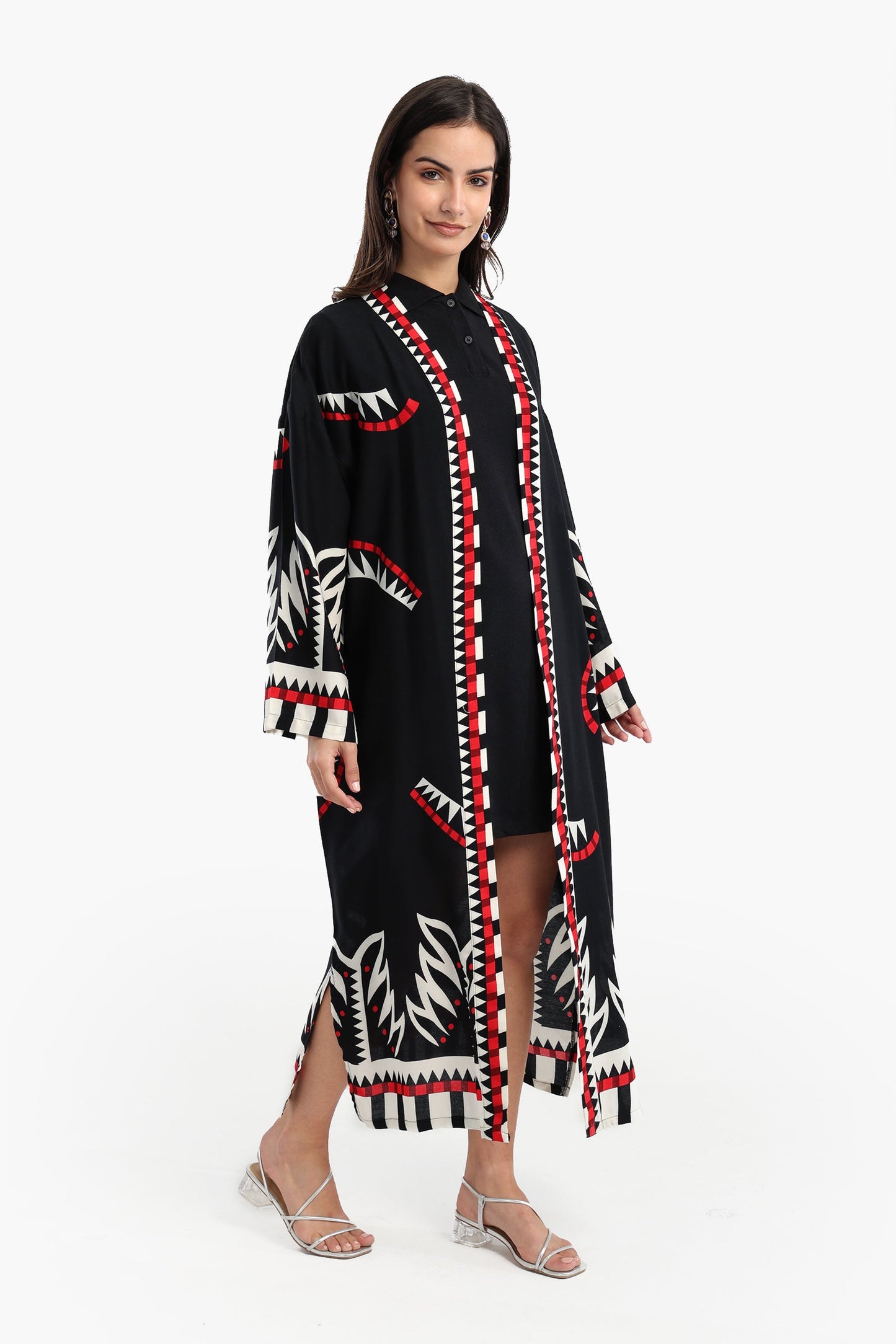 Tribal Printed Kimono