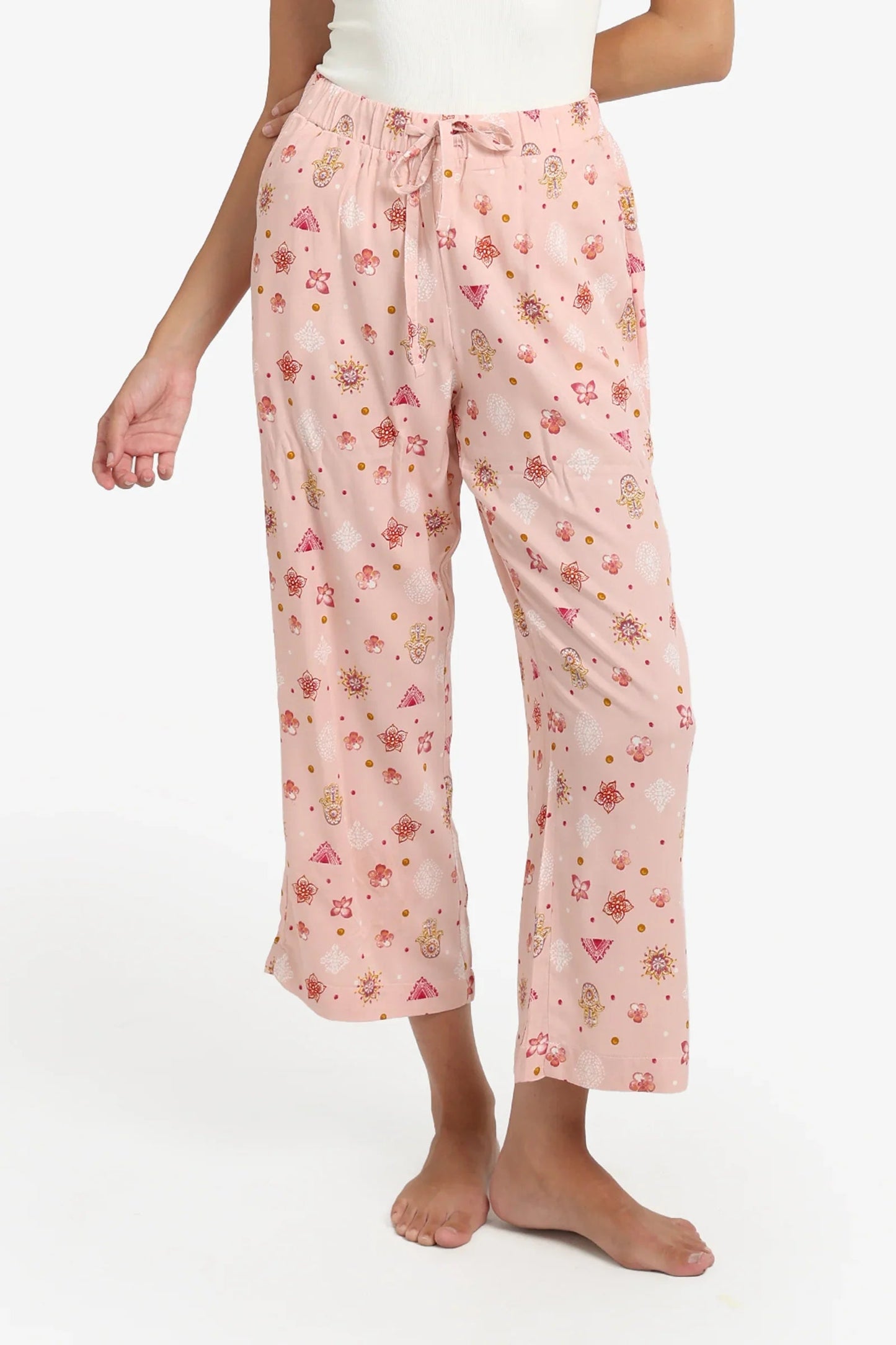 Printed Midi Pyjama Pants
