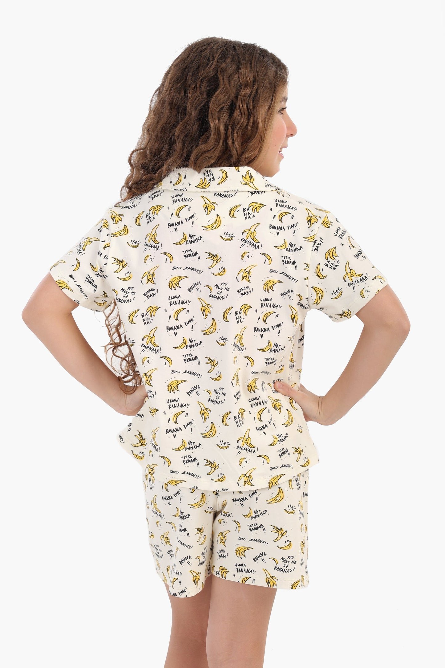 Bananas Print Pyjama for Girls
