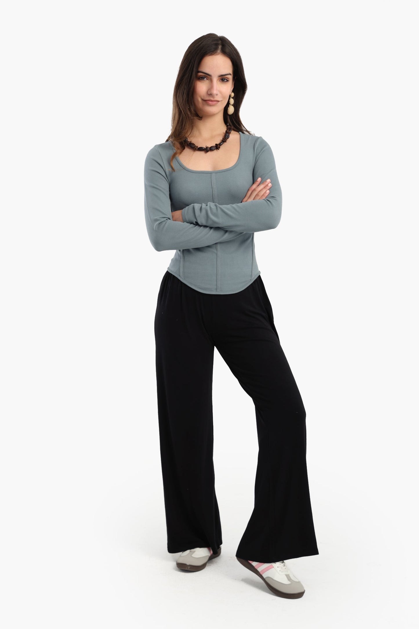 Square Neck Corset Top