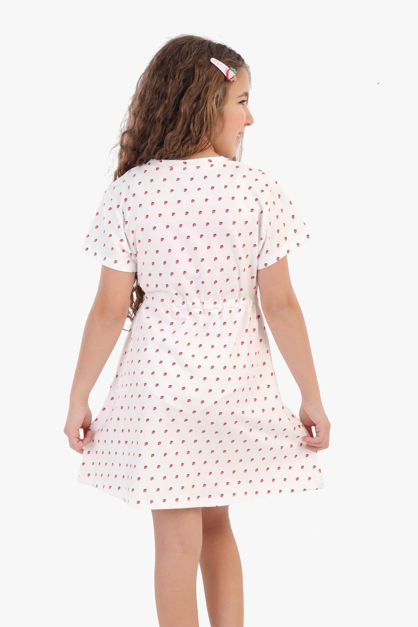 Strawberry Print Nightgown for Girls
