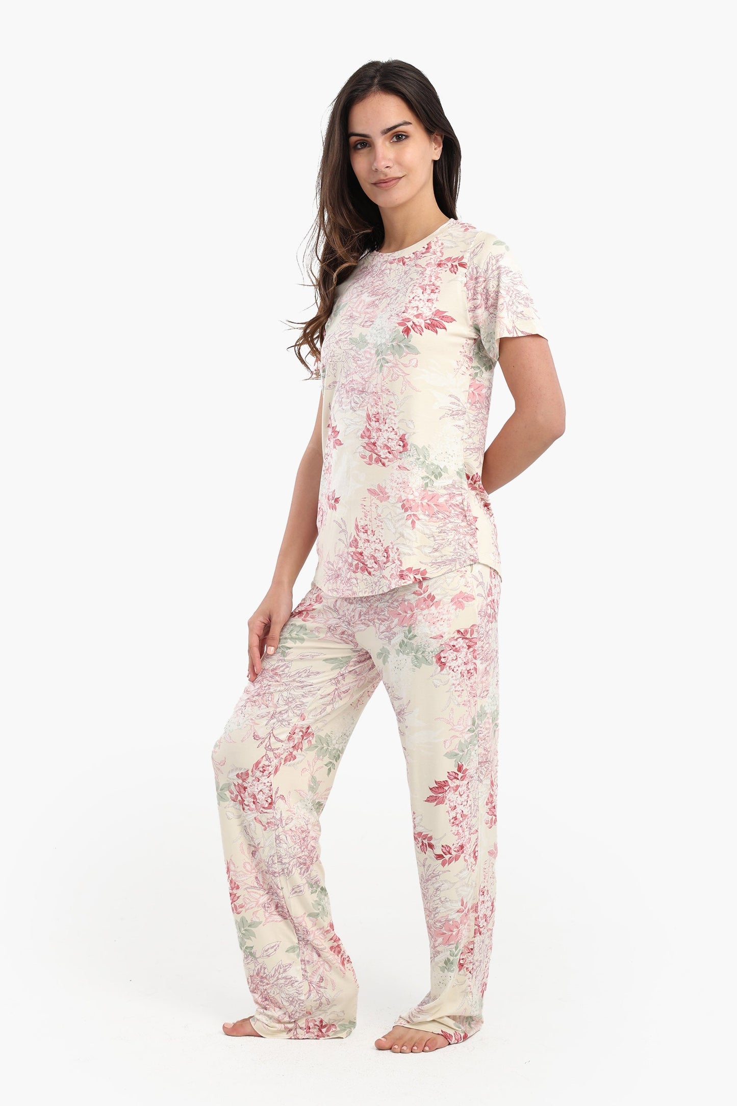 All Over Floral Print Pyjama Set