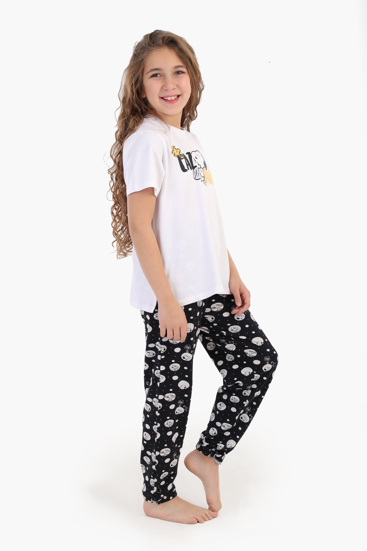Snoopy Printed Pyjama Set for Girls