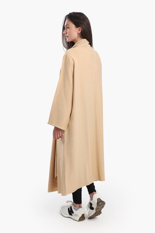 كارديجان مفتوح من الأمام كبير الحجم