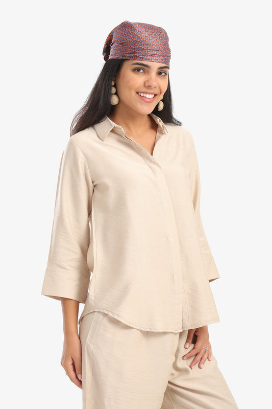 Shirt with Full Hidden Placket