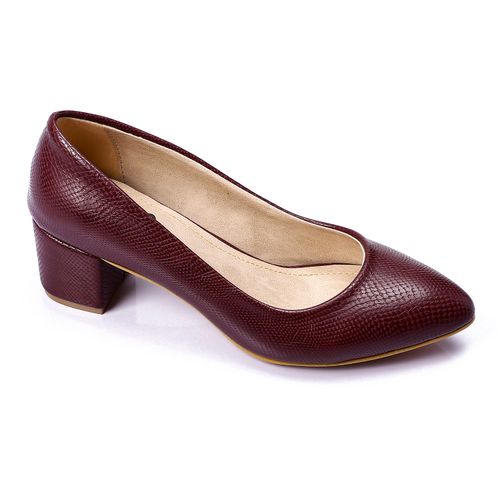 Classic Textured Leather High Heels