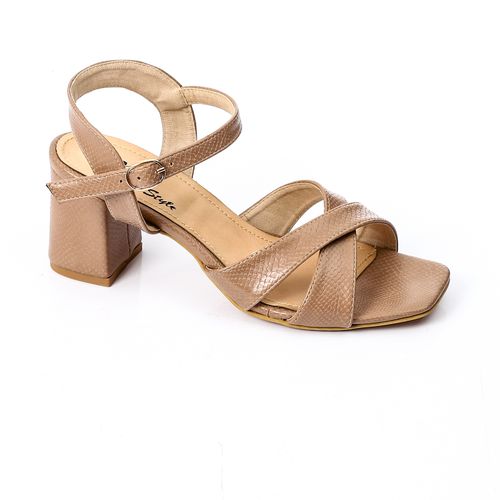 Criss Cross Heeled Sandal