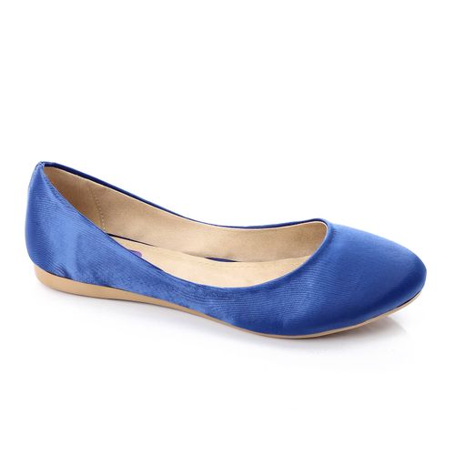 Solid Velvet Flat Shoes