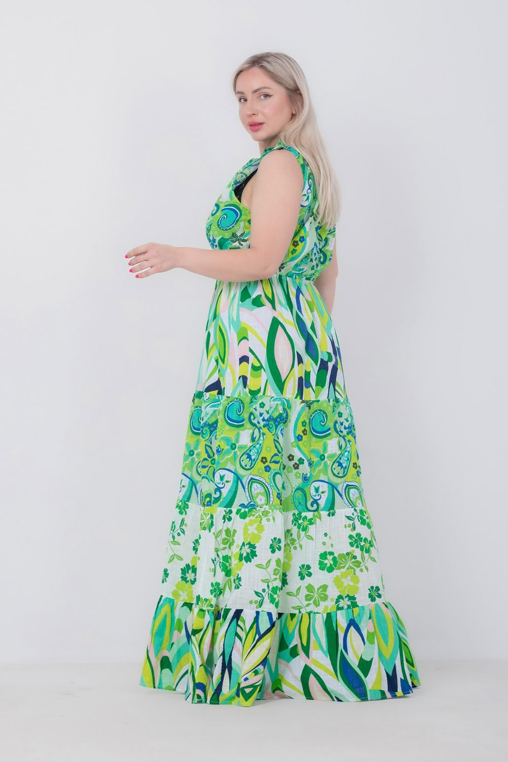 Printed Sleeveless Dress