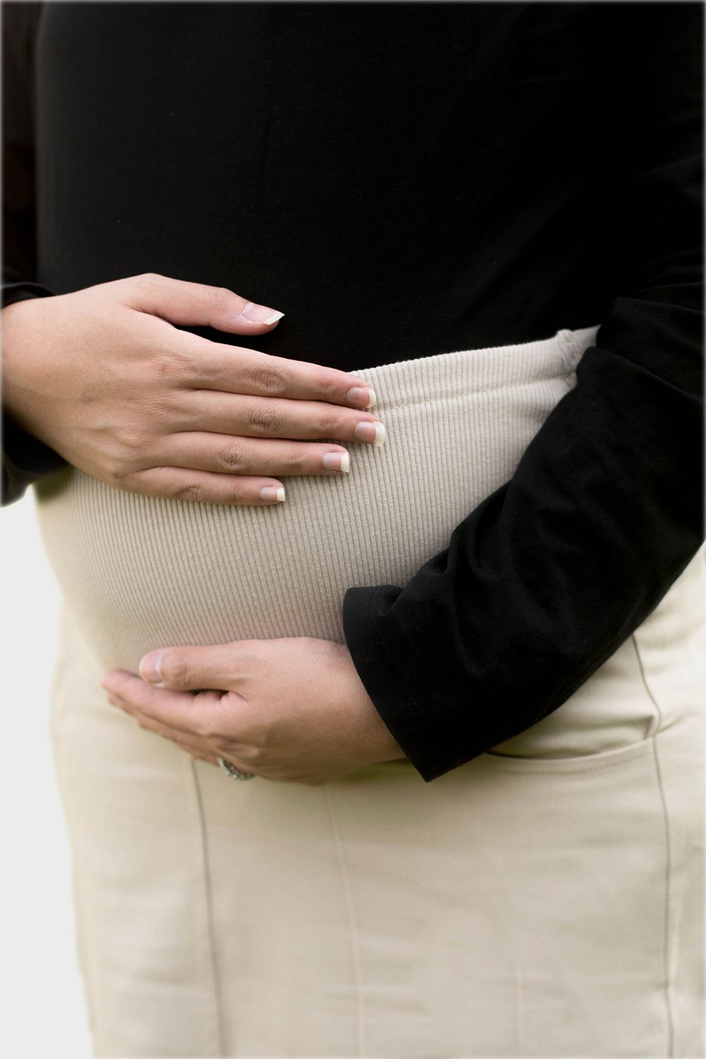 High Waist Maternity Skirt