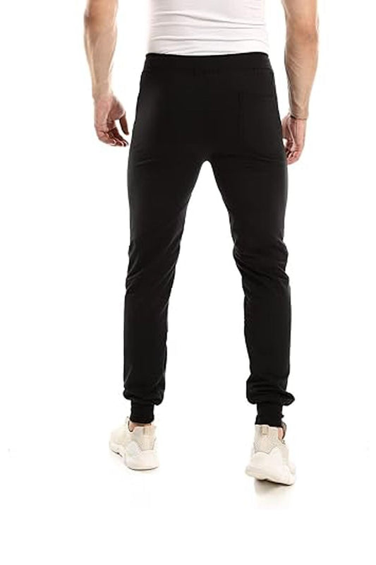 Black Plain Sweatpants