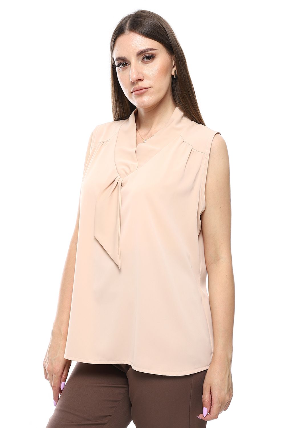 Classic Sleeveless Blouse