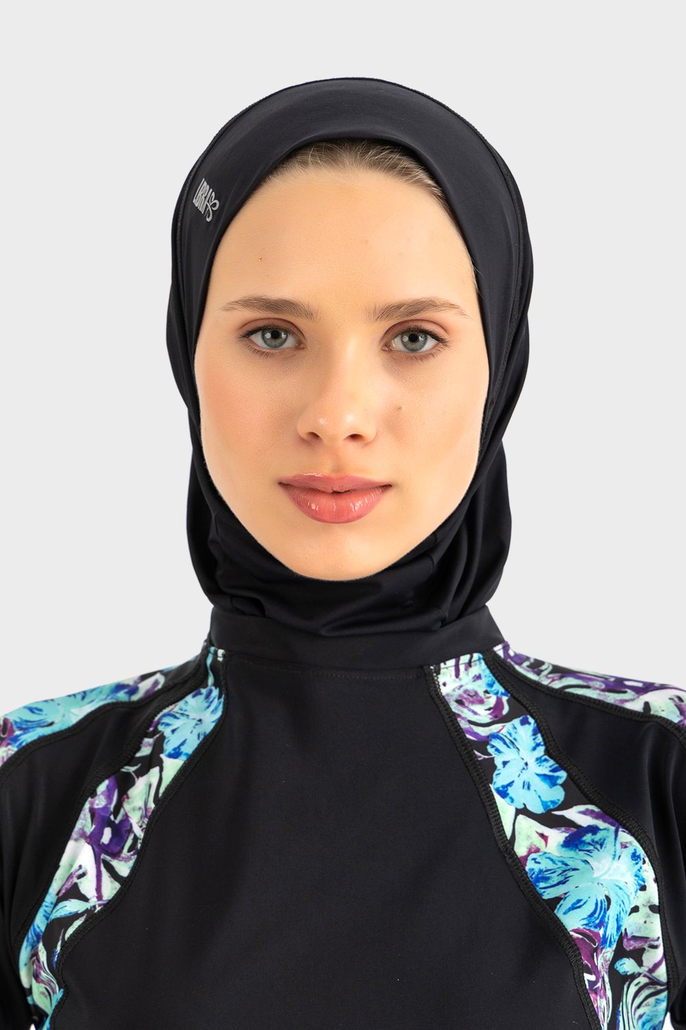 Black Ultra-Fit Swim Hijab