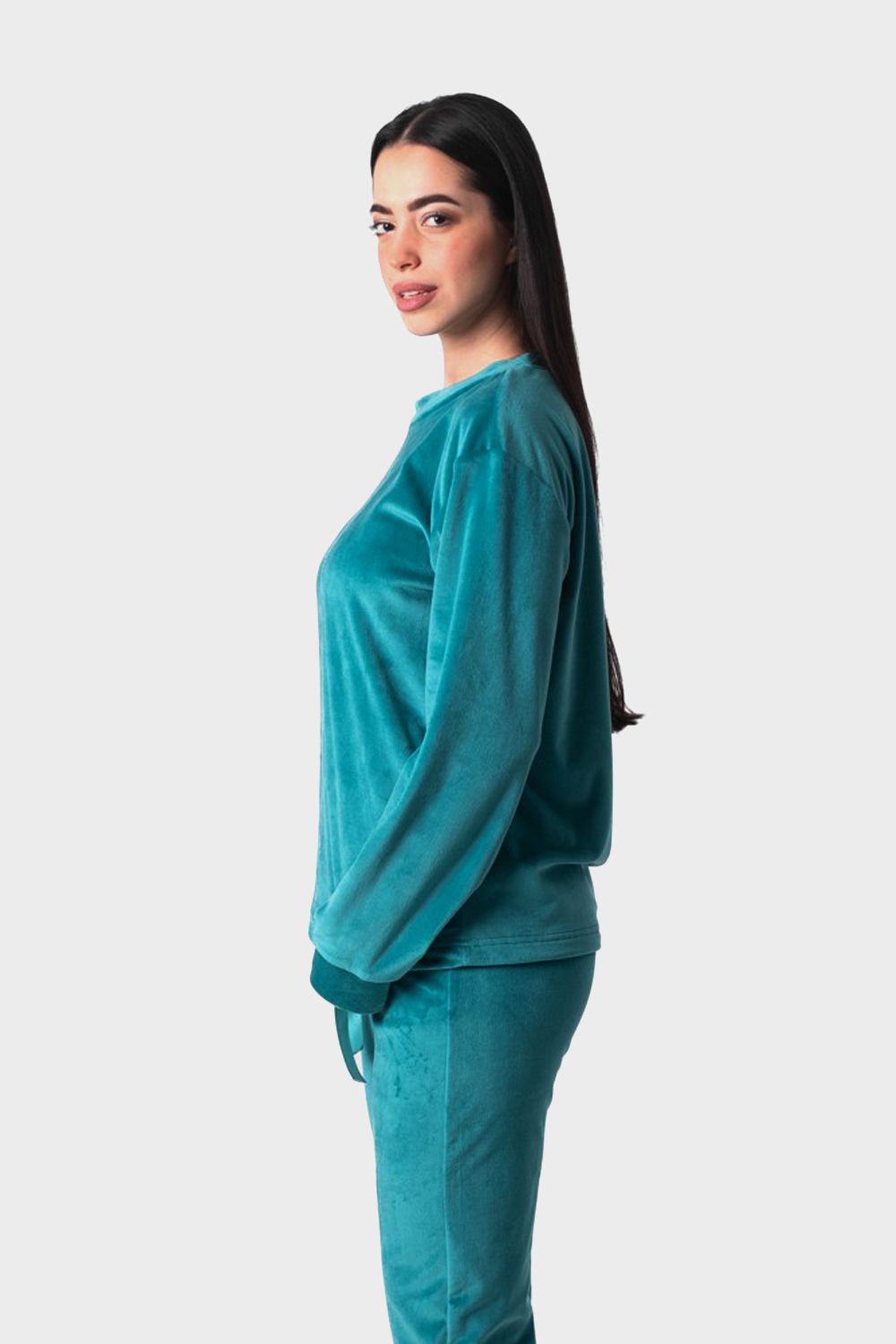 Plain Relaxed Fit Pajama Set