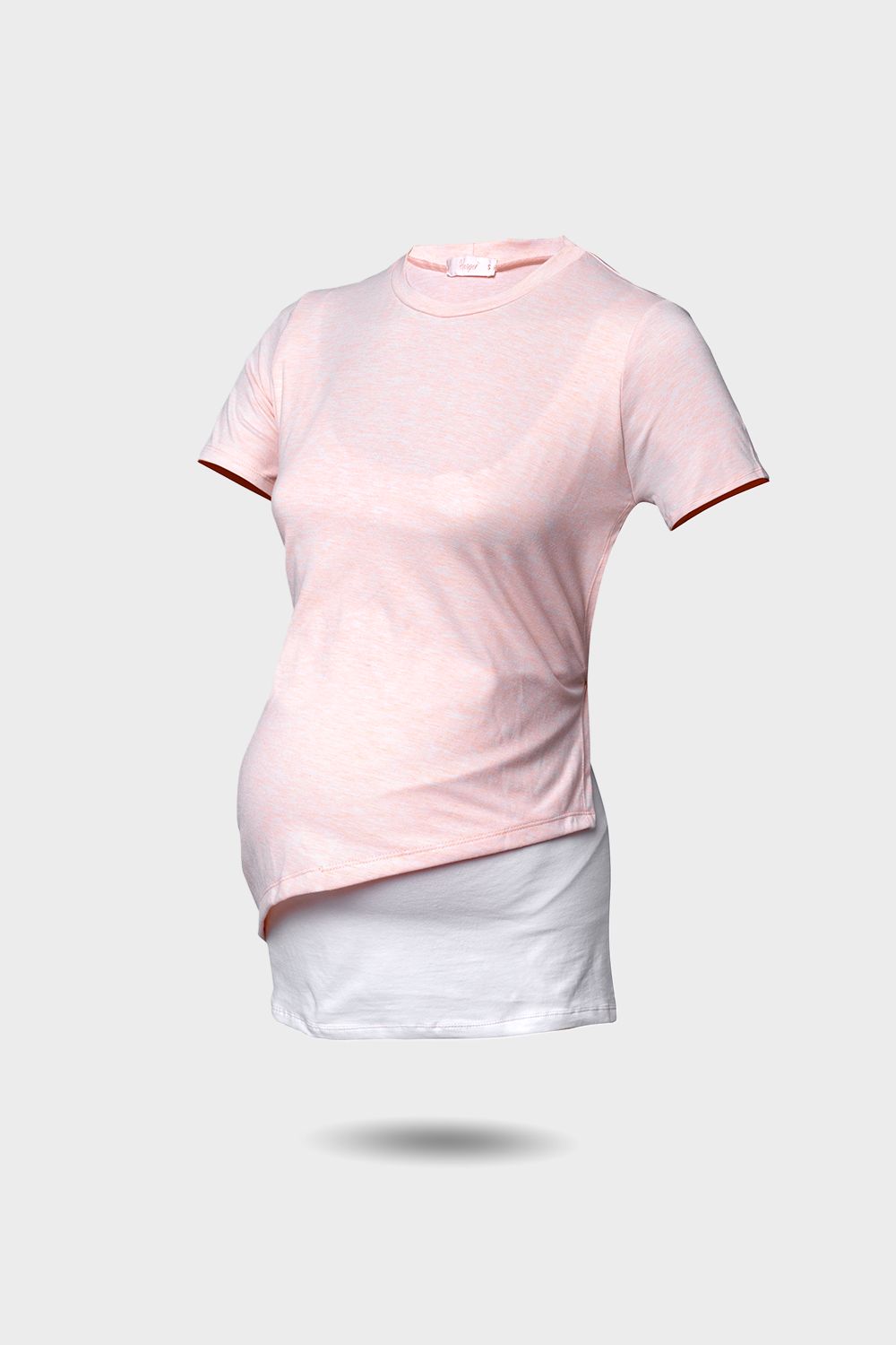 Short Sleeve Side Diagonal T-Shirt