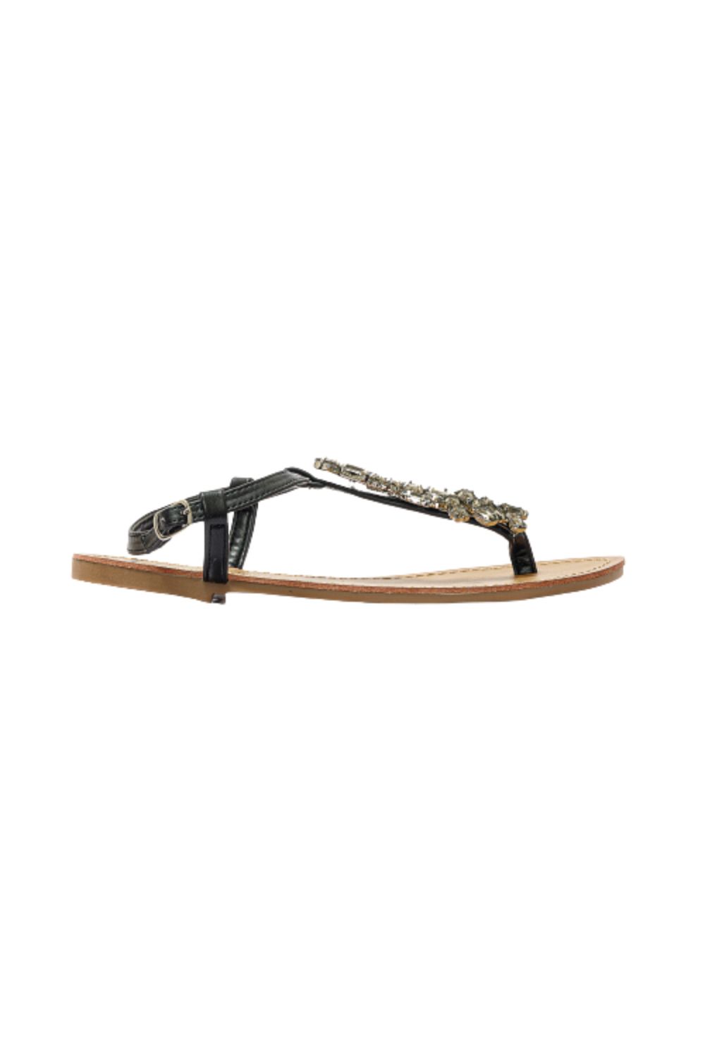 Flat Jewelled Sandals
