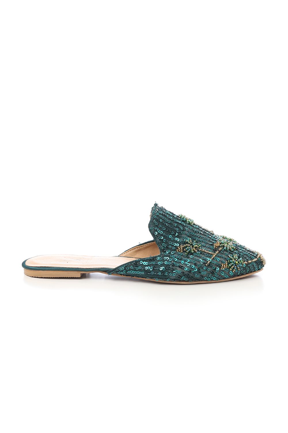 Embroidered Mules