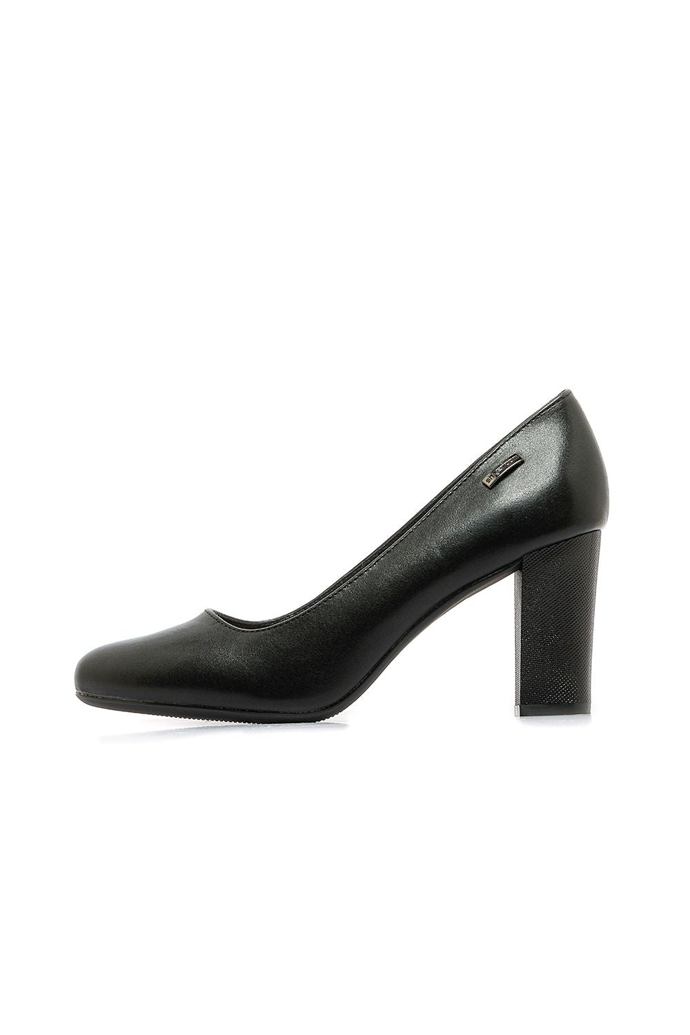 Shimmer Finish Leather High Heels