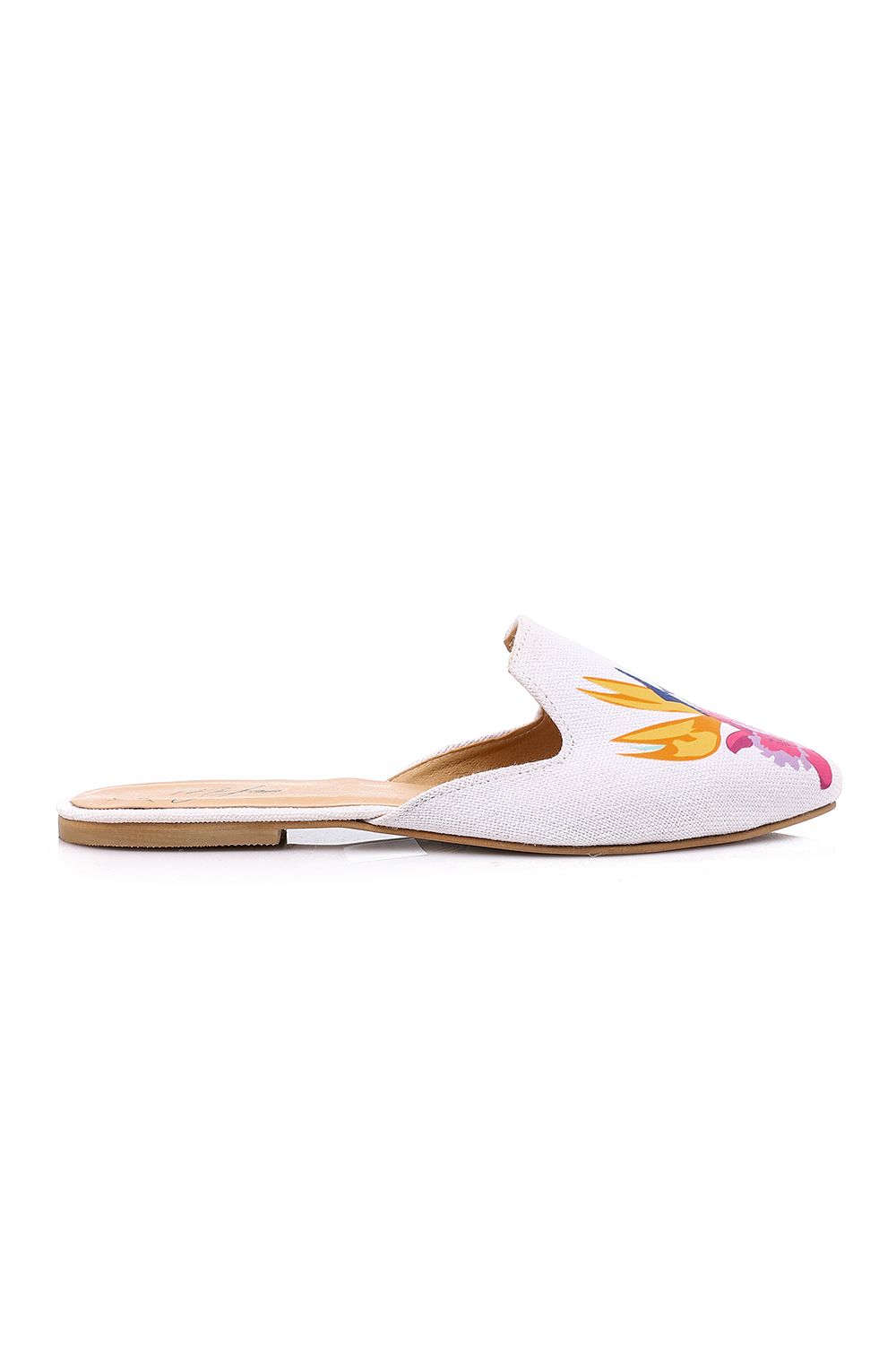 Japanese Flowers Printed Mules
