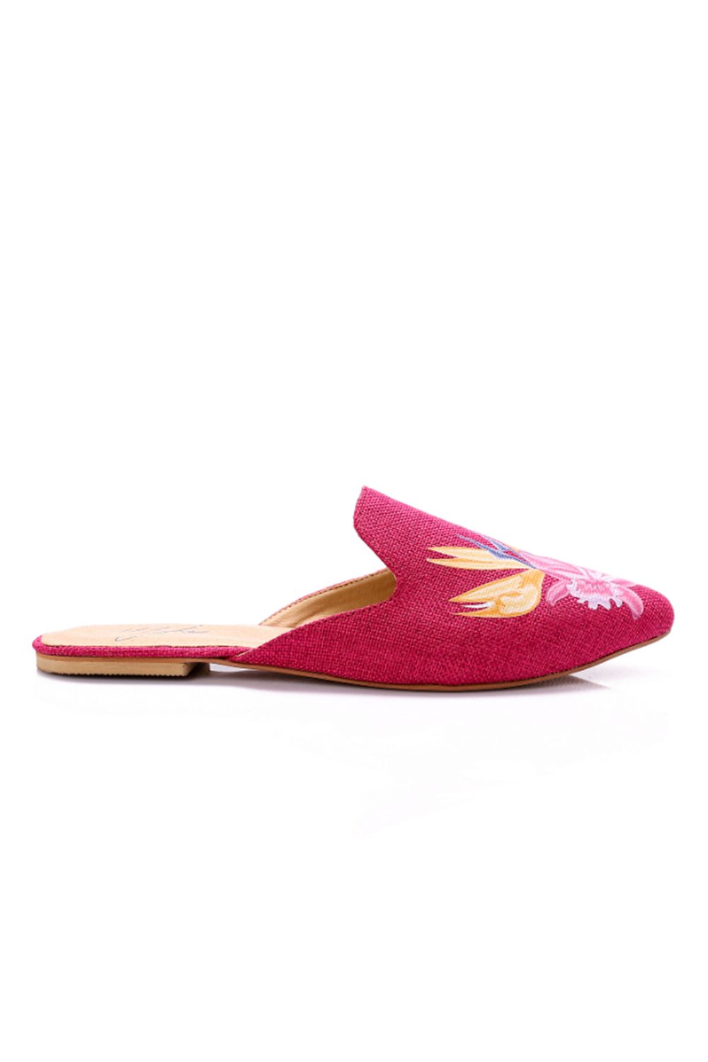 Japanese Flowers Printed Mules
