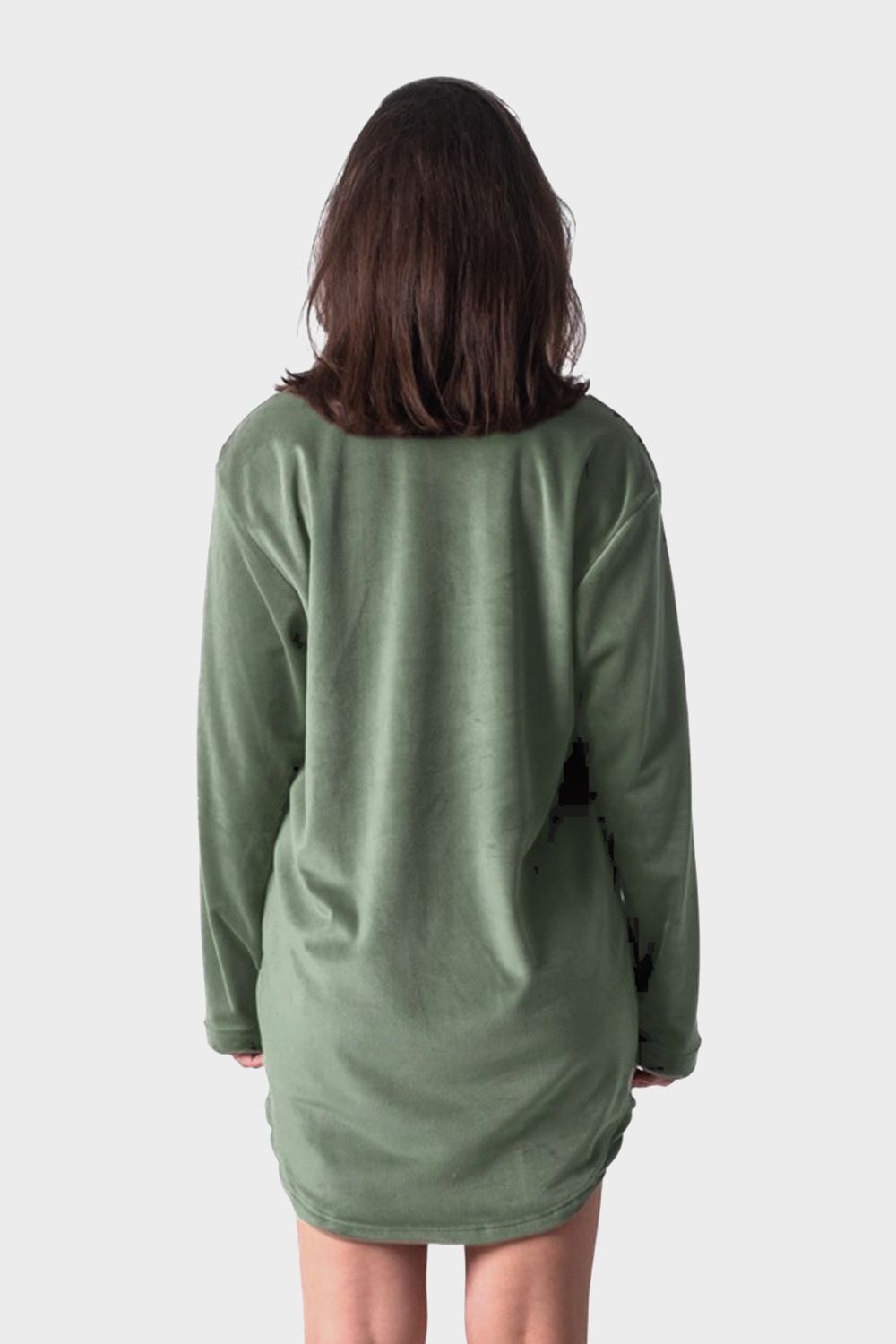 قميص نوم قصير بقصّة عادية