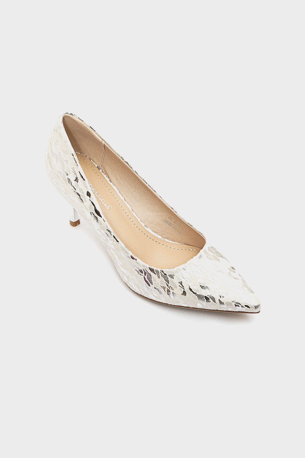 Soiree Pointed Toe Cap High Heels