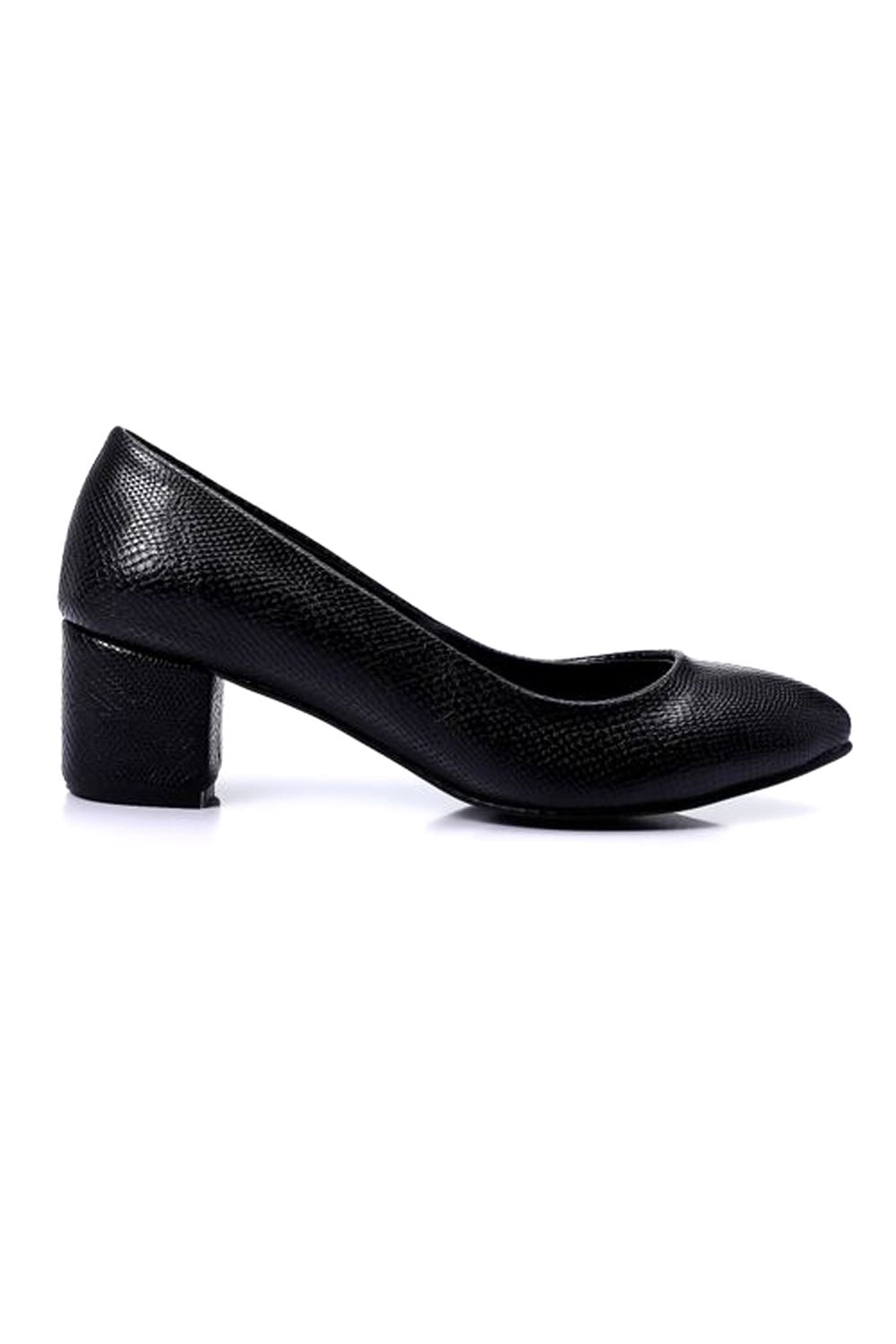 Flocked Heels Shoes
