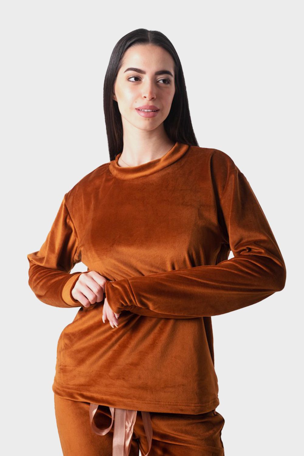 Plain Relaxed Fit Pajama Set