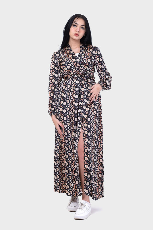 فستان كرويسي منقوش