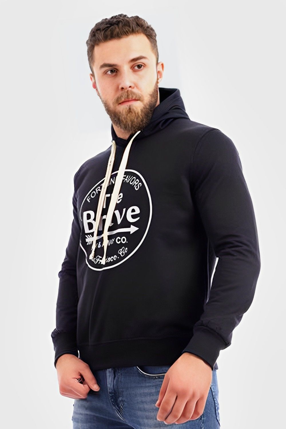The Brave Printed Hoodie
