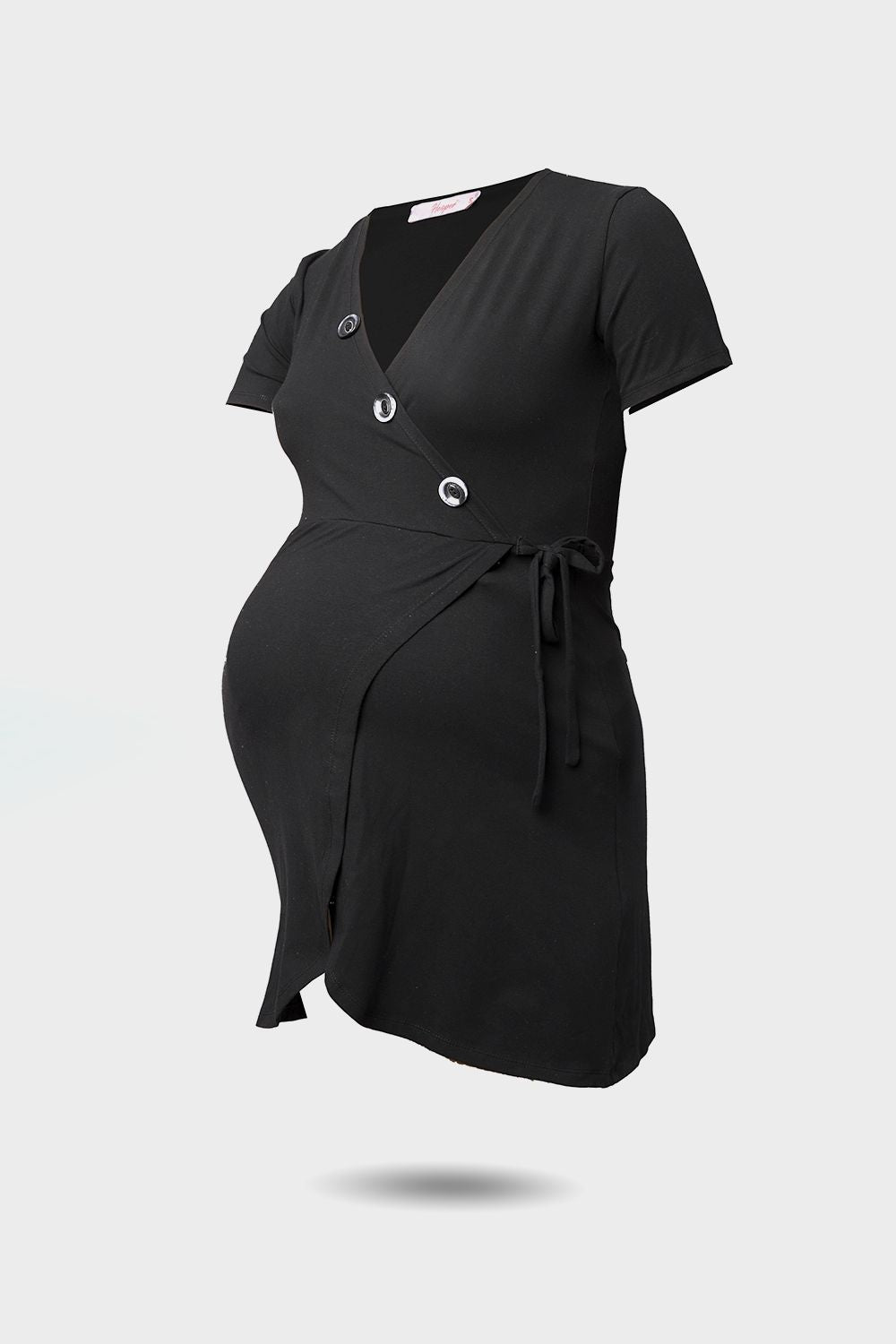 Maternity And Nursing Short Sleeve Dress